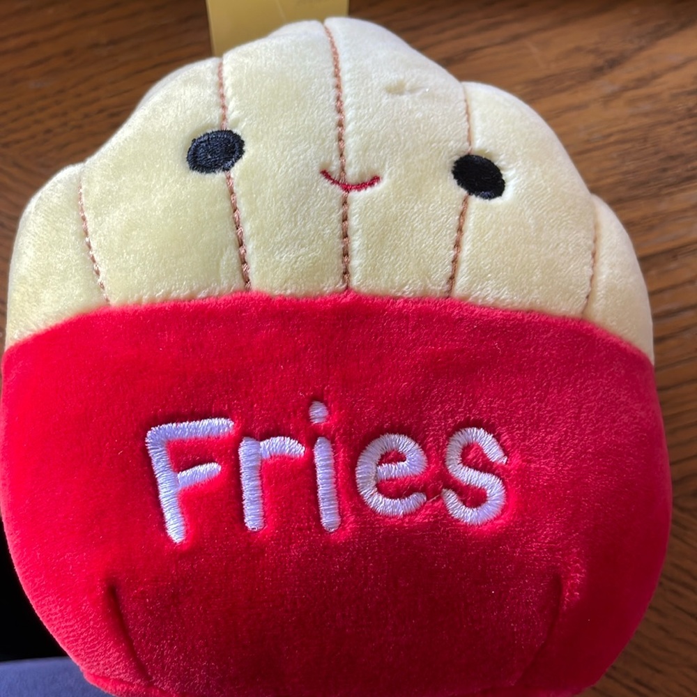 Squishmallows Kellytoy 4” Food Super Soft Plush (Floyd The 4” French Fries)